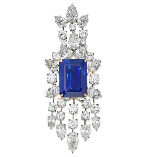 Kashmir Sapphire lot n°344 - Sotheby's -